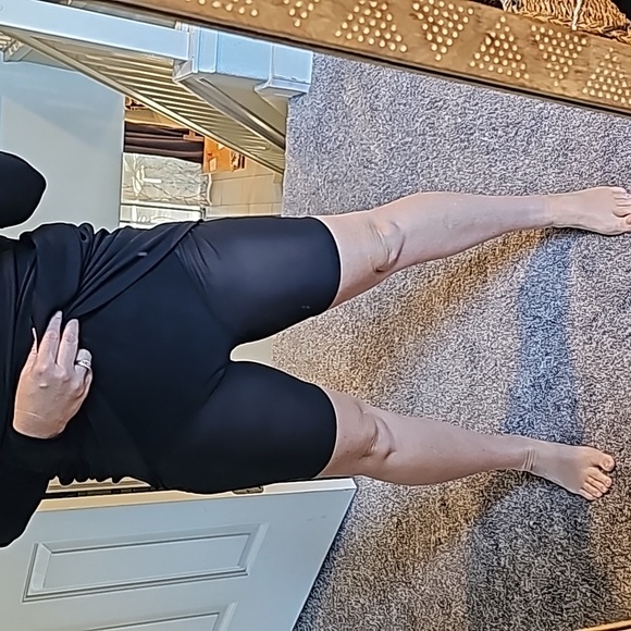 STUNNING LONG SLEEVE LINED CROTCHLESS MAXI TUBE DRESS - Picture 3 of 11